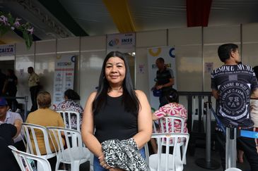 Rovena Rosa/Agência Brasil São Paulo (SP), 20/12/2015 - Valdirene Souza procura orientação sobre assistência Social durante a segunda edição do Governo do Brasil na Rua, mutirão que oferece serviços públicos gratuitos, em Heliópolis. Foto: Rovena Rosa/Agência Brasil