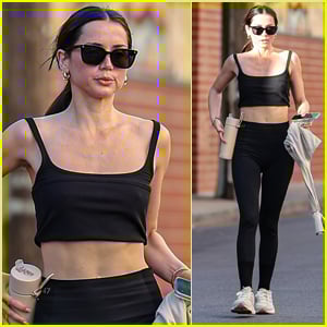 Ana de Armas sai após aula de treino intenso em Studio City