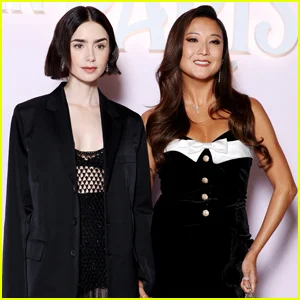 Ashley Park cantou no casamento de Lily Collins com Charlie McDowell, revela a atriz
