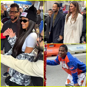 Ciara, Russell Wilson, John Legend e mais participam do jogo de Natal dos Knicks