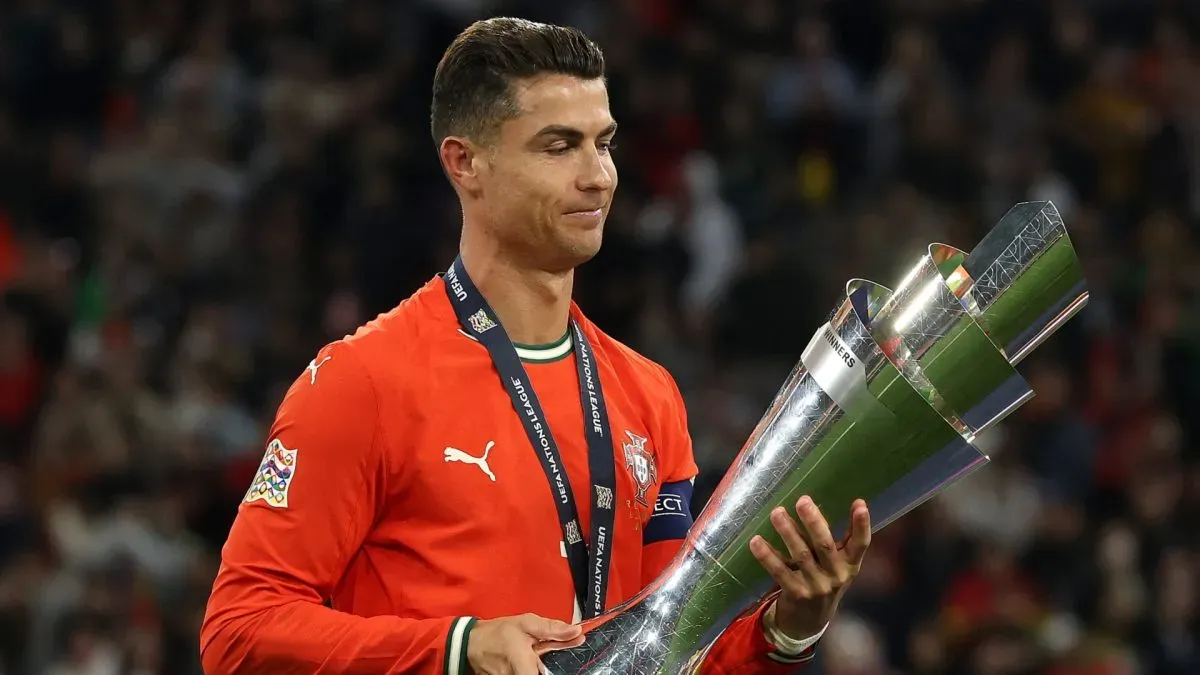 Cristiano Ronaldo arruinou o recorde de Lamine Yamal em finais com a vitória na UEFA Nations League.