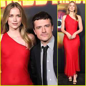 Elizabeth Lail usa vestido vermelho transparente para a estreia de 'Five Nights at Freddy's 2' com Josh Hutcherson e mais!
