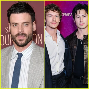 François Arnaud fala em defesa dos co-estrelas de 'rivalidade acalorada' Connor Storrie e Hudson Williams por manterem suas sexualidades privadas
