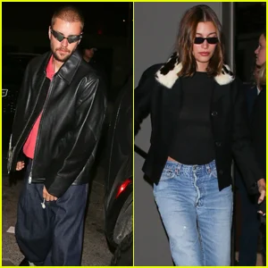 Justin Bieber e Hailey Bieber passam uma noite em Beverly Hills
