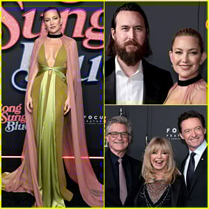 Kate Hudson recebe apoio de noivos e pais famosos na estreia de 'Song Sung Blue' em Nova York