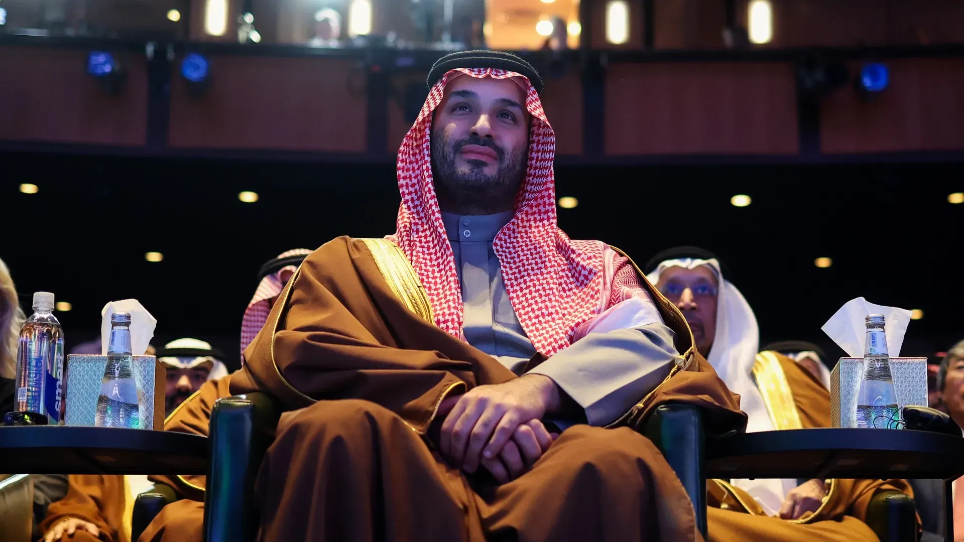 Príncipe herdeiro e primeiro-ministro Mohammed bin Salman da Arábia Saudita.