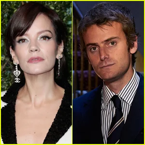 Lily Allen beija o escritor Jonah Freud na festa de Natal em Londres em meio a rumores de namoro