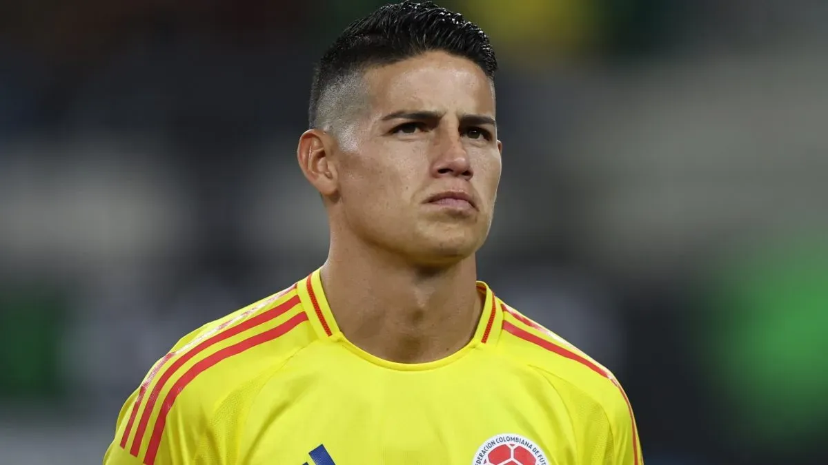 James Rodriguez nº 10 da Colômbia.