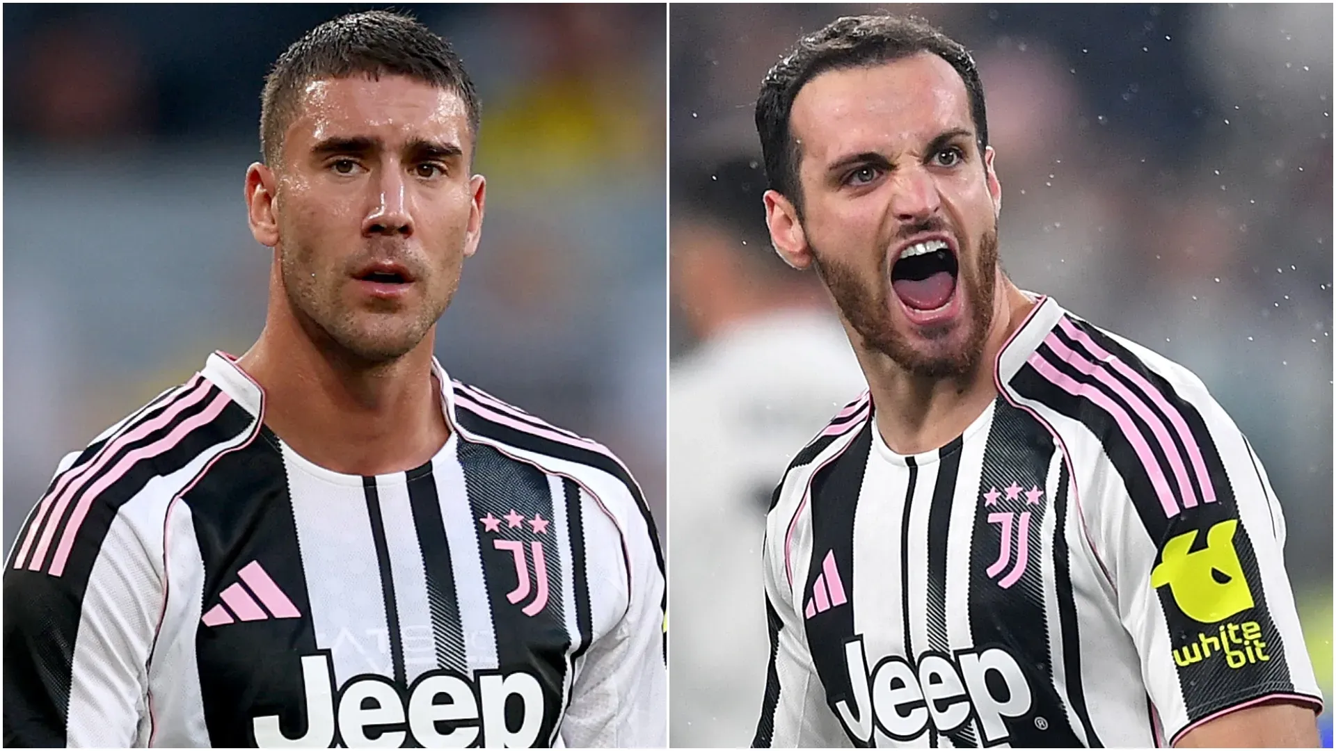 Dusan Vlahovic e Federico Gatti, da Juventus