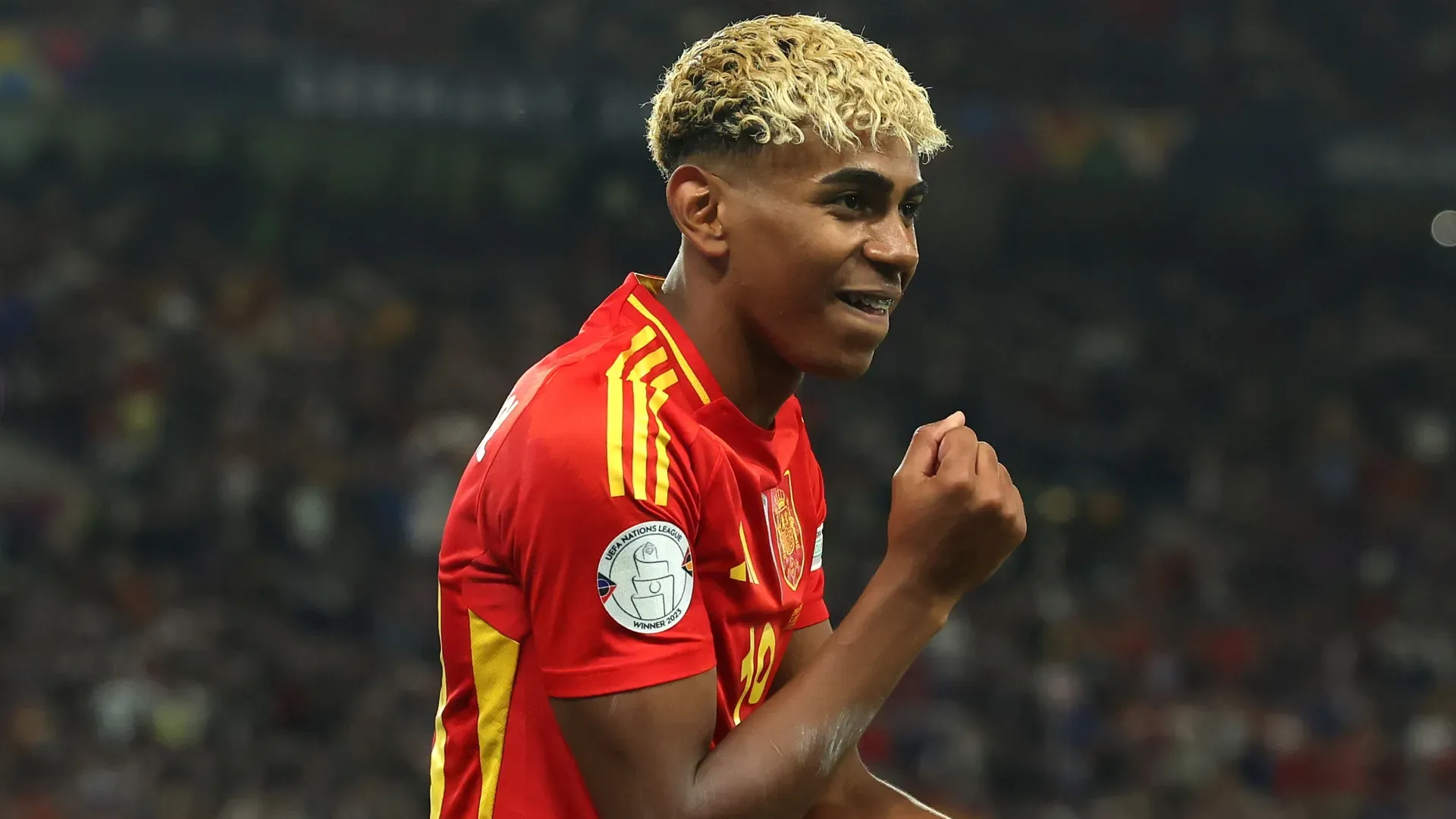 Lamine Yamal da Espanha.