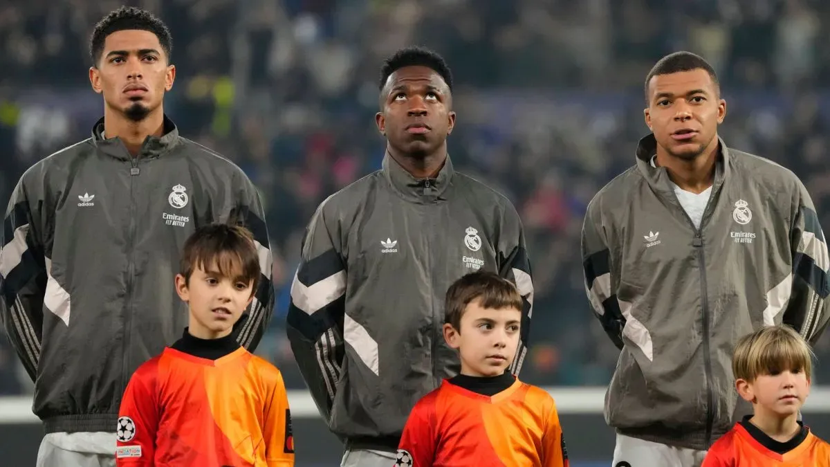 O Real Madrid tenta evitar uma disputa contratual com Jude Bellingham e Kylian Mbappe em meio às discussões de Vinicius Jr.