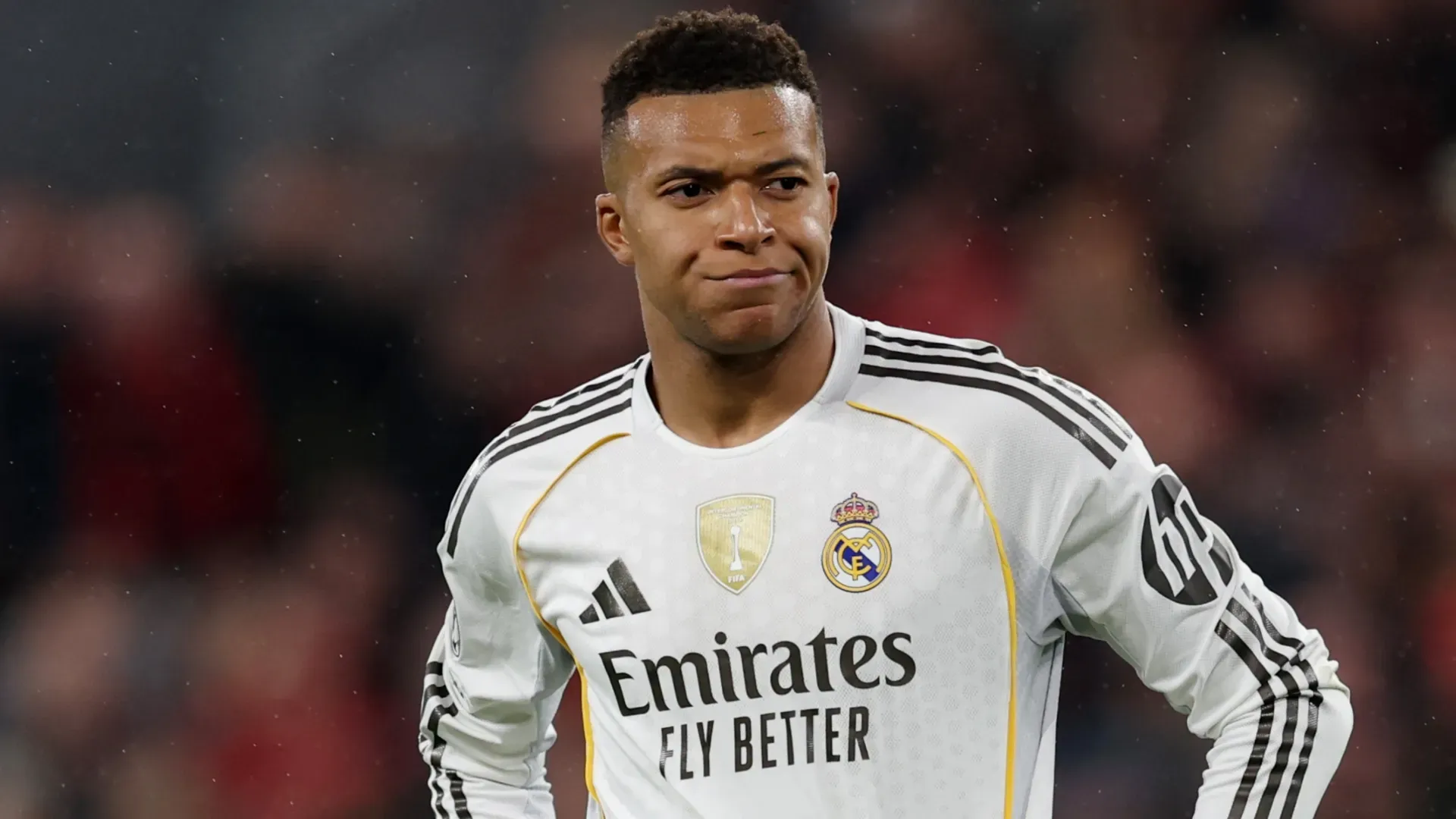 Kylian Mbappé do Real Madrid.