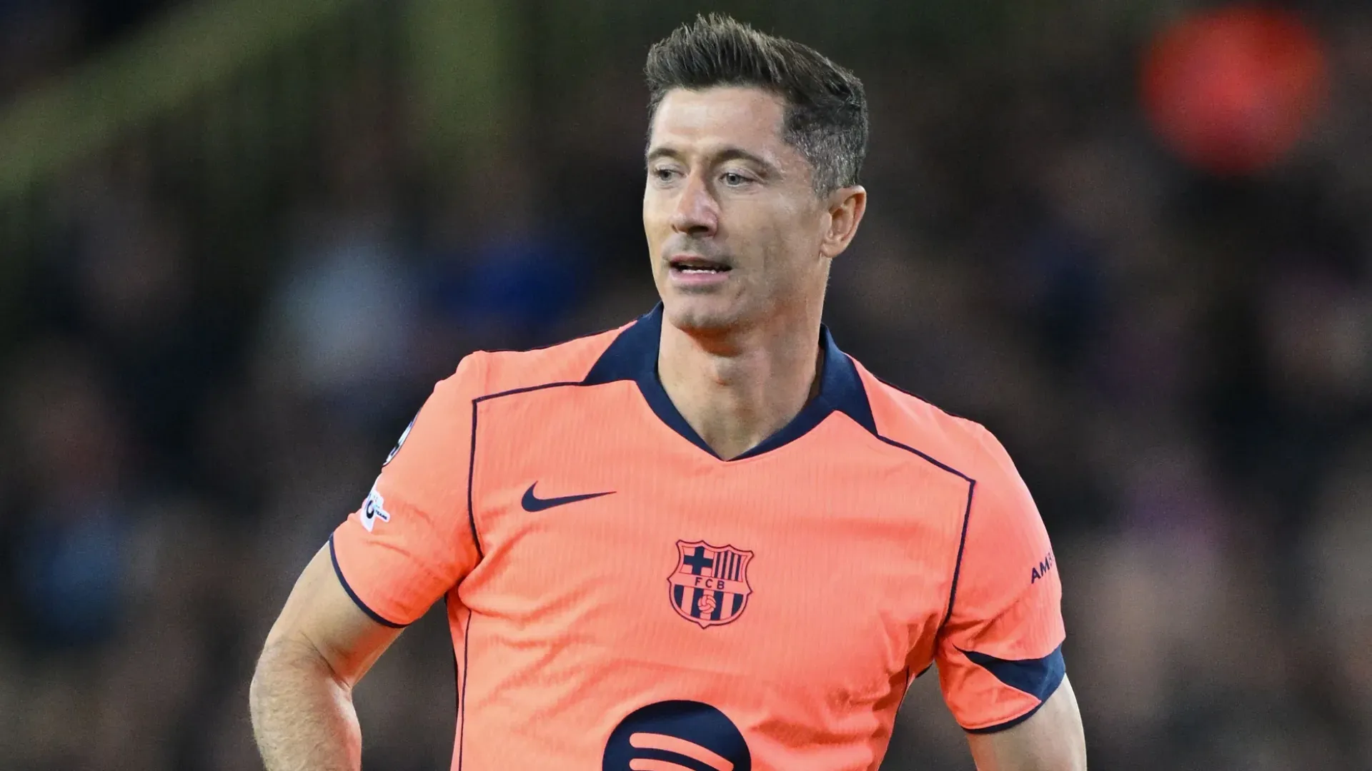 Robert Lewandowski do FC Barcelona.