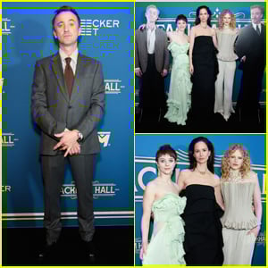 Tom Felton e Thomasin McKenzie juntam-se a mais membros do elenco de 'Fackham Hall' na estreia em Nova York
