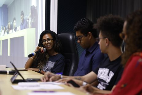 Fernando Frazão/Agência Brasil Rio de Janeiro (RJ), 27/11/2025 – A dentista Maiara Roque participa do 1º Encontro de Cotistas Egressos da Universidade do Estado do Rio de Janeiro (Uerj). Foto: Fernando Frazão/Agência Brasil
