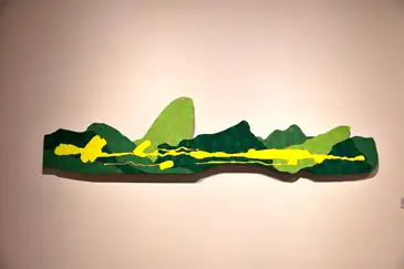 Tânia Rêgo/Agência Brasil Rio de Janeiro (RJ), 09/10/2025 - Exposição “Geometria Visceral”, com um panorama da mais recente produção do artista paulistano Gilberto Salvador, no Paço Imperial, centro da cidade. Foto: Tânia Rêgo/Agência Brasil