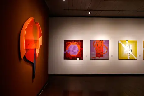 Tânia Rêgo/Agência Brasil Rio de Janeiro (RJ), 09/10/2025 - Exposição “Geometria Visceral”, com um panorama da mais recente produção do artista paulistano Gilberto Salvador, no Paço Imperial, centro da cidade. Foto: Tânia Rêgo/Agência Brasil