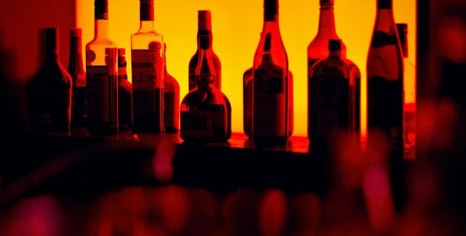 assorted bottle on table