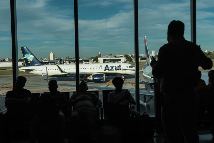 São Paulo (SP) 11/12/2025 . Movimento nas salas de embarque do Aeroporto de Congonhas.
Foto Paulo Pinto/Agencia Brasil