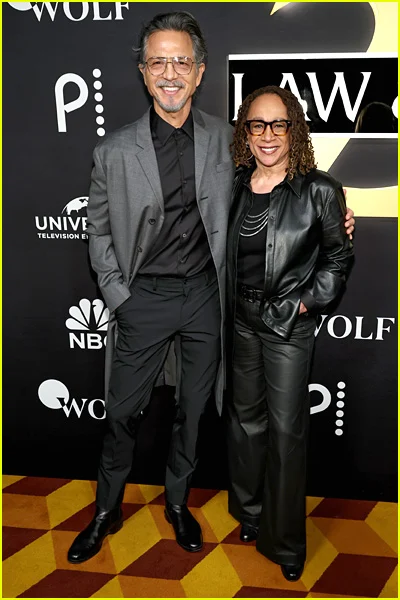 estrelas presentes na celebração do 25º aniversário da Lei e da Ordem