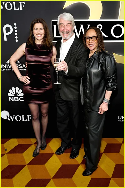 estrelas presentes na celebração do 25º aniversário da Lei e da Ordem