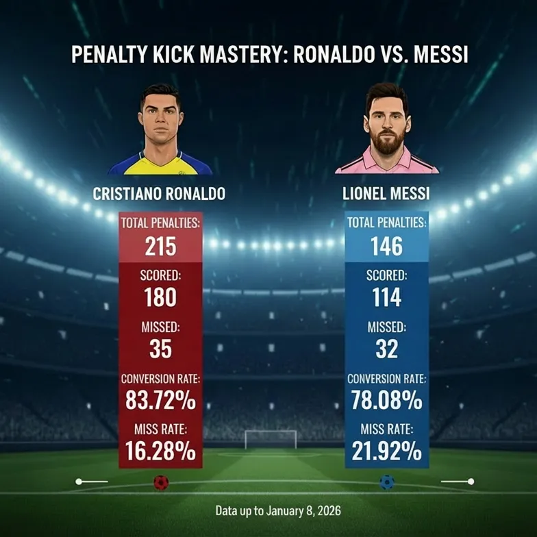 Pênalti de Ronaldo Messi