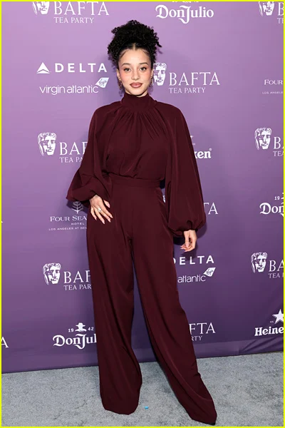 celebridades no chá bafta