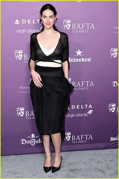 celebridades no chá bafta