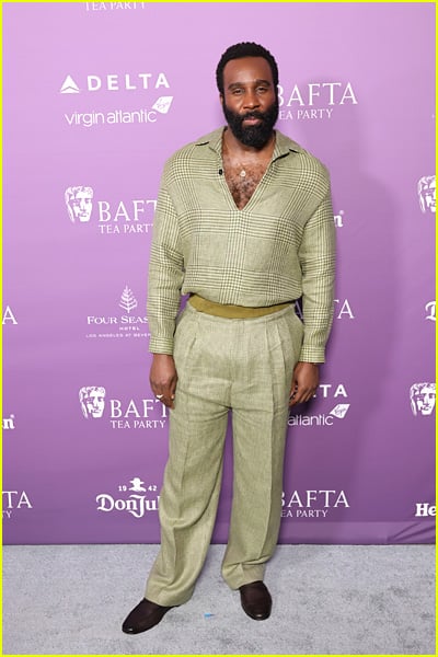 celebridades no chá bafta