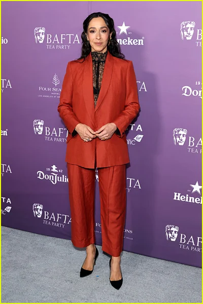 celebridades no chá bafta