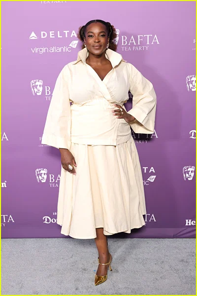 celebridades no chá bafta