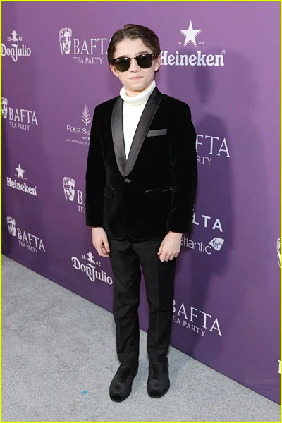 celebridades no chá bafta