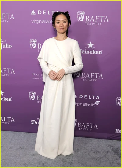 celebridades no chá bafta