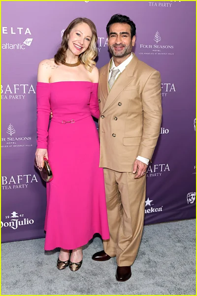 celebridades no chá bafta