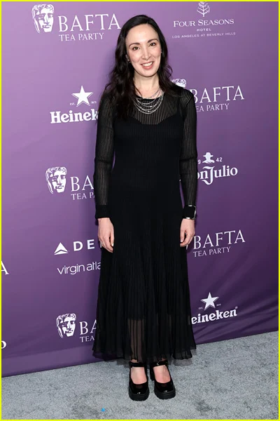 celebridades no chá bafta