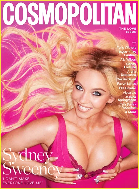 Sydney Sweeney na capa da Cosmopolitan