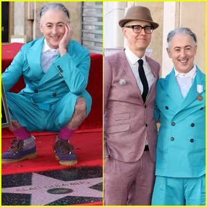 Alan Cumming recebe apoio raro do marido Grant Shaffer na cerimônia da Calçada da Fama!