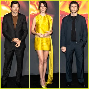 Ashton Kutcher, Evan Peters, Rebecca Hall e mais estrelas promovem 'The Beauty' em Roma