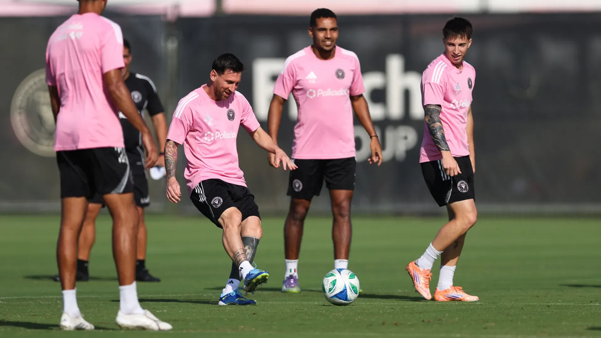 treinamento messi