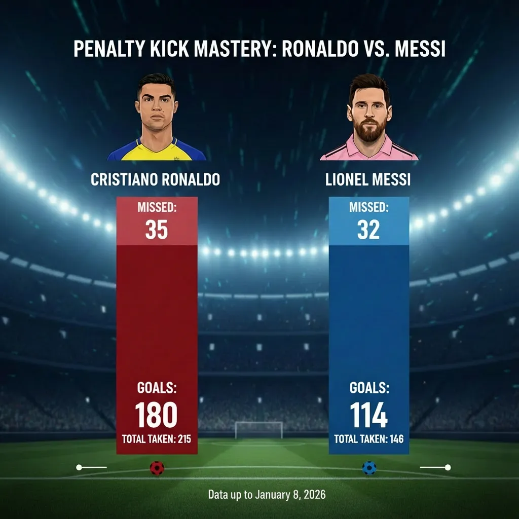 Pênalti de Ronaldo Messi