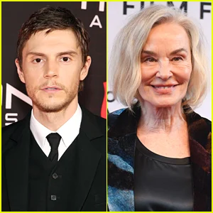 Evan Peters fala sobre o retorno da 13ª temporada de 'American Horror Story' e admite que ficou 'chocado, mas emocionado' com o retorno de Jessica Lange