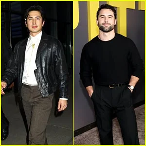 Hudson Williams e Robbie GK do Heated Rivalry apoiam outros programas da HBO nas estreias no tapete vermelho!