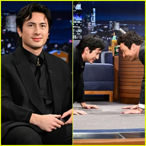 Hudson Williams provoca a 2ª temporada de 'Heated Rivalry' e ensina alongamentos de hóquei a Jimmy Fallon no 'The Tonight Show' - assista agora!