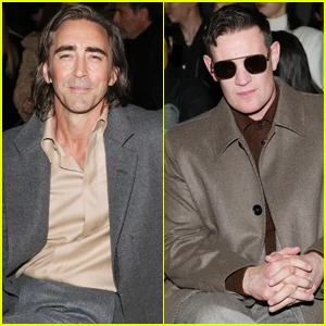 Lee Pace, Matt Smith e mais sentam-se na primeira fila do Zegna Fashion Show em Milão
