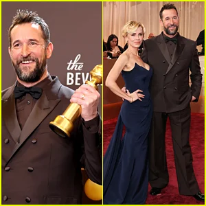 Noah Wyle ganha seu primeiro Globo de Ouro no aniversário de sua esposa Sara!
