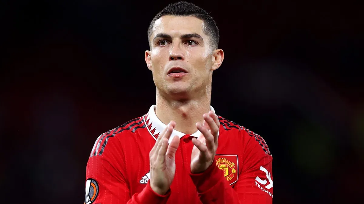 Cristiano Ronaldo enquanto jogava pelo Manchester United