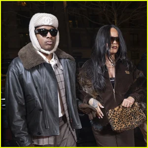 Rihanna e A$AP Rocky aproveitam noite de encontro em meio à semana de moda de Paris