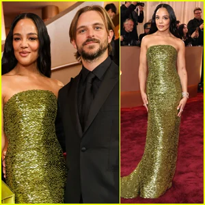 Tessa Thompson recebe apoio do namorado Brandon Green no Globo de Ouro de 2026