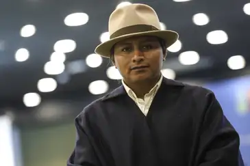 Marcelo Camargo/Agência Brasil Brasília (DF), 26/01/2026 - Eduardo Peralta, do Equador, durante o Fórum de Juventudes para a Transformação dos Sistemas Agroalimentares da América Latina e Caribe. Foto: Marcelo Camargo/Agência Brasil