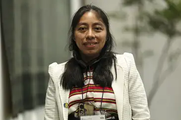 Marcelo Camargo/Agência Brasil Brasília (DF), 26/01/2026 - Hilda Gregória, da Guatemala, durante o Fórum de Juventudes para a Transformação dos Sistemas Agroalimentares da América Latina e Caribe. Foto: Marcelo Camargo/Agência Brasil